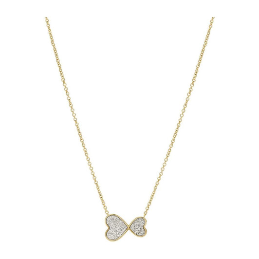 Fossil Jewellery® 'Sutton' Dames RVS Collier - Goudkleurig JF03941710