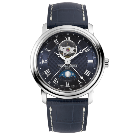 Frederique Constant® Analoog 'Classics heart beat' Heren Horloge FC-335MCNW4P26
