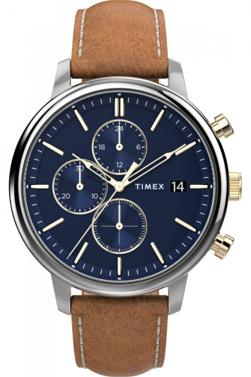 Timex® Chronograaf 'Chicago chrono' Heren Horloge TW2U39000