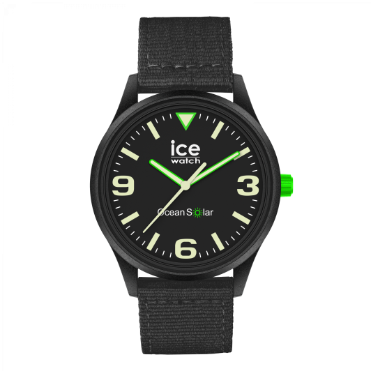 Ice Watch® Analogue 'Ice Ocean - Black' Unisex's Watch (Medium) 019647