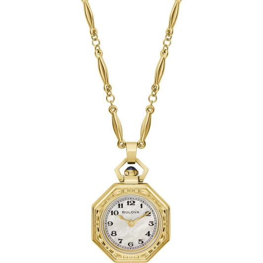 Bulova® Analoog 'Rubaiyat pendant necklace' Dames Horloge 97L182