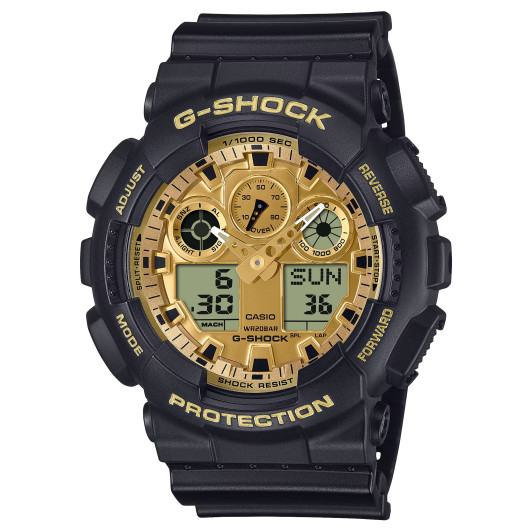 Casio® Analogique - Digital 'G-shock' Hommes Montre GA-100GGB-1A9ER