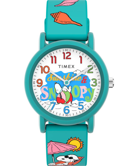 Timex® Analogue 'Peanuts Weekender Color Rush' Child's Watch TW2V78500