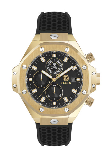Philipp Plein® Chronograaf 'Plein chrono royal' Heren Horloge PWLFA0325