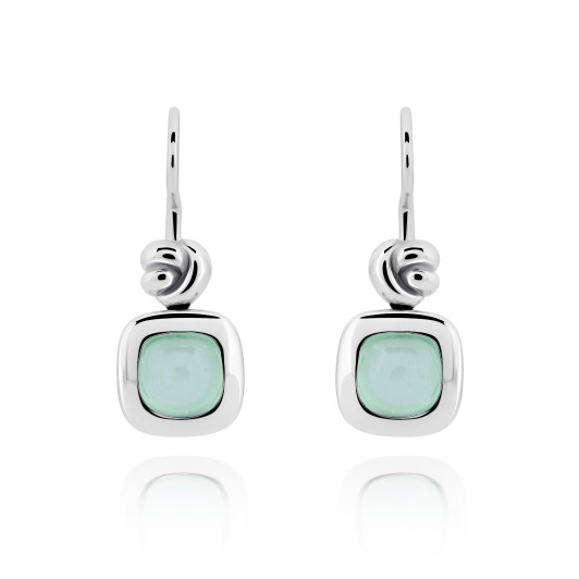 Orphelia® 'Anat' Women's Sterling Silver Drop Earrings - Silver ZO-7467