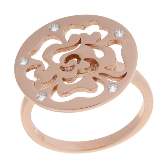 Orphelia® Dames Zilver 925 925 Ring (sieraad) - Rosékleurig ZR-7079/1