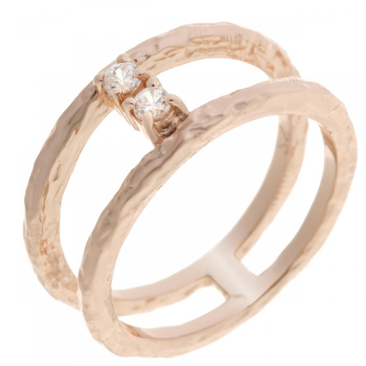 Orphelia® Dames Zilver 925 925 Ring (sieraad) - Rosékleurig ZR-7129/RG
