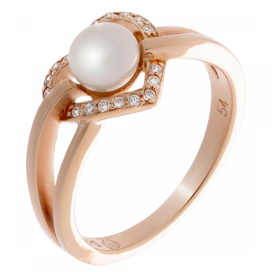 Orphelia®  Femmes Argent Bague - Rosé ZR-7233/RG