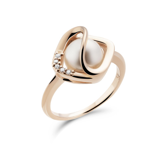 Orphelia®  Femmes Argent Bague - Rosé ZR-7471/RG
