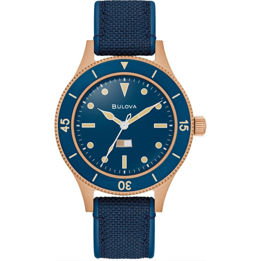 Bulova® Analogue 'Archive Series Mil Ships 150th Anniversary Edition' Men's Watch 98A325