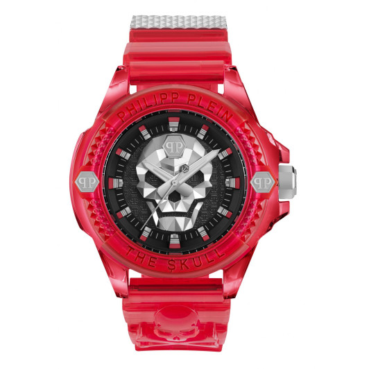 Philipp Plein® Analoog 'The $kull synthetic' Heren Horloge PWWAA0223