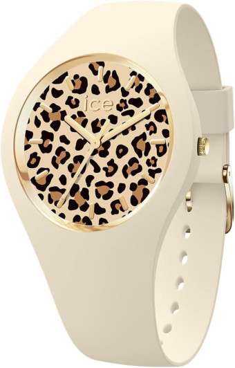 Ice Watch® Analogique 'Ice Leopard - Almond Skin' Femmes Montre (Petite) 021727