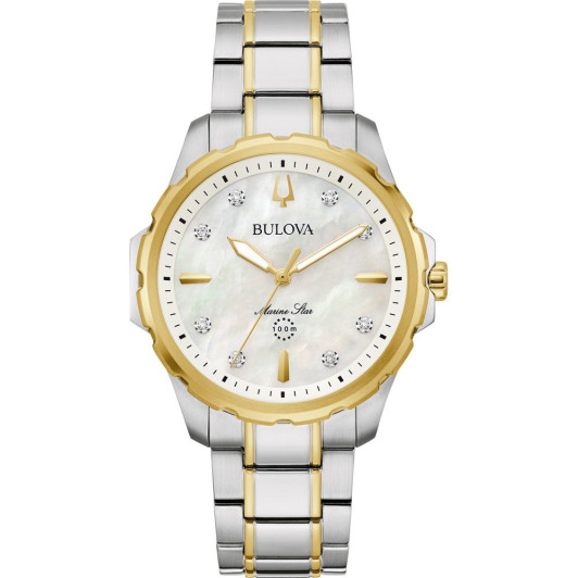 Bulova® Analoog 'Marine star' Dames Horloge 98P227