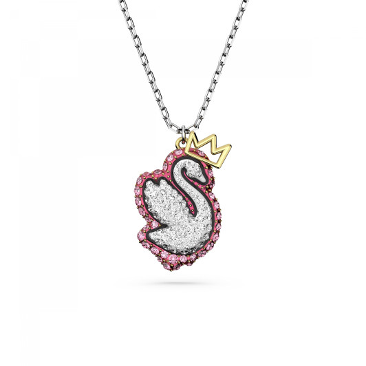 Swarovski® 'Pop Swan' Damen Metall Anhänger - Silber 5649200