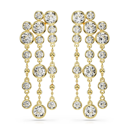 Swarovski® 'Imber' Dames Verguld Metaal Oorhangers - Goudkleurig 5680093