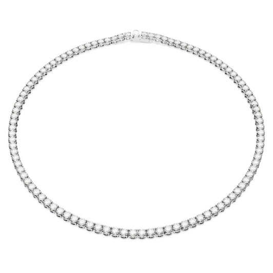 Swarovski® 'Matrix' Dames Metaal Collier - Zilverkleurig 5681796