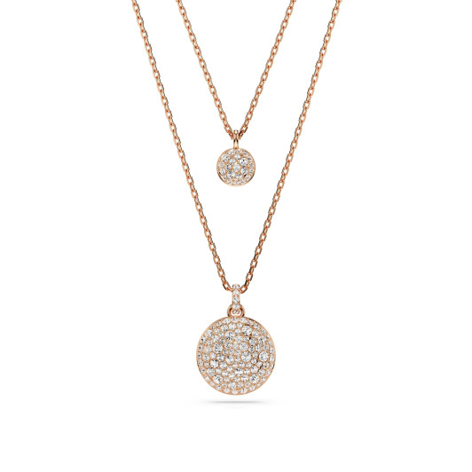 Swarovski® 'Meteora' Dames Verguld Metaal Collier - Rosékleurig 5683449