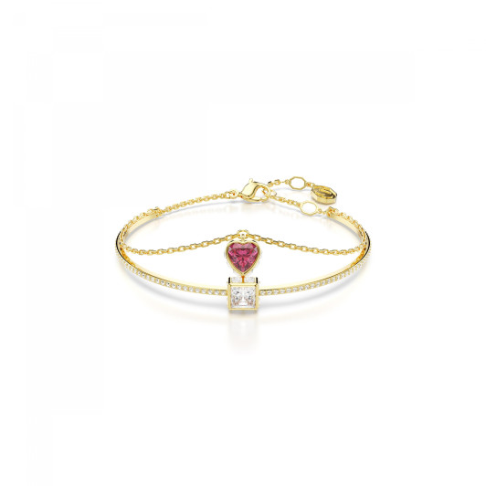 Swarovski® 'Chroma' Dames Verguld Metaal Armband (sieraad) - Goudkleurig 5683835