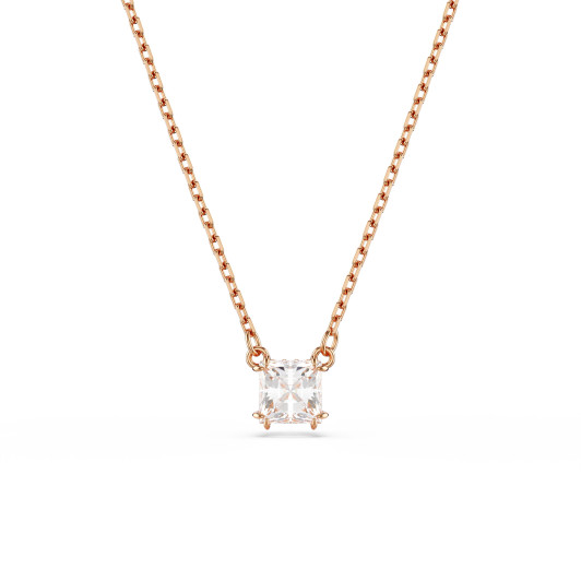 Swarovski® 'Matrix' Women's Gold Plated Metal Necklace - Rose 5701904