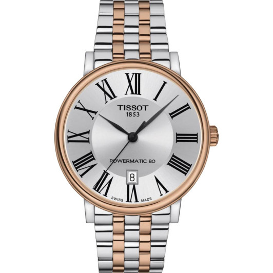 Tissot® Analoog 'Carson premium powermatic 80' Heren Horloge T1224072203300