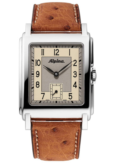 Alpina® Analogue 'Heritage Carrée' Men's Watch AL-530SAC3C6