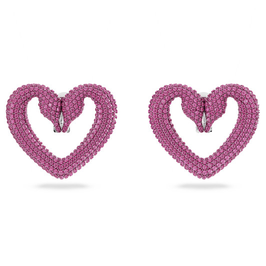 Swarovski® 'Una' Dames Metaal Oorclips - Zilverkleurig 5646573
