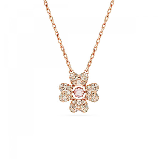 Swarovski® 'Idyllia' Dames Verguld Metaal Collier - Rosékleurig 5674211