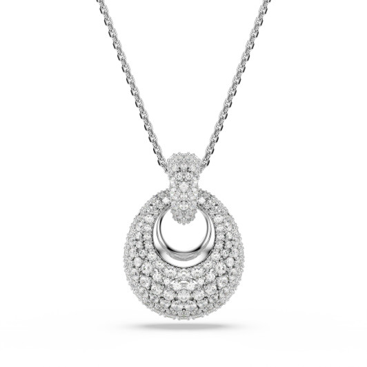 Swarovski® 'Sublima' Women's Base Metal Necklace - Silver 5735223