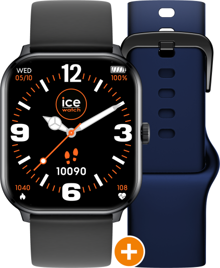 Ice Watch® Digital 'Ice Smart - Ice 1.0 - Black - 2 Bands - Black - Navy' Unisex's Watch 022253