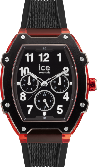 Ice Watch® Multi Dial 'Ice Boliday - Black Red' Unisex's Watch (Medium) 023316