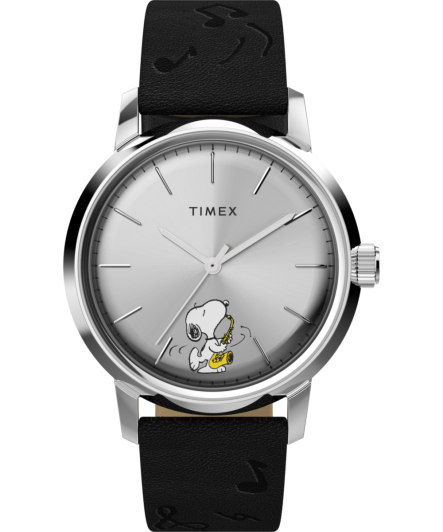 Timex® Analoog 'X peanuts marlin saxophonist' Heren Horloge TW2W68800