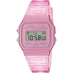 Casio® Digital 'Collection' Unisex's Watch F-91WS-4EF