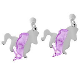 Orphelia® 'Celinia' Enfant Argent Boucle d'oreille - Argent ZO-7134