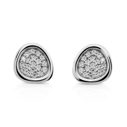 Orphelia® 'Layla' Damen Sterling Silber Ohrstecker - Silber ZO-7489