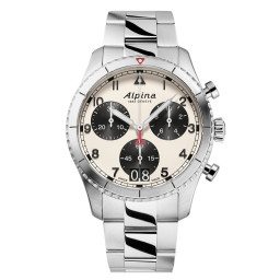 Alpina® Chronographe 'Startimer Pilot' Hommes Montre AL-372WB4S26B