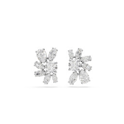 Swarovski® 'Mesmera' Women's Base Metal Stud Earrings - Silver 5737462