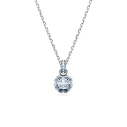Swarovski® 'Birthstone' Femmes Métall Collier - Argent 5651794