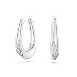 Swarovski 'Classica' Damen Sterling Silber Creolen - Silber 5743474