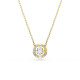 Swarovski 'Una Sparkling Dc' Damen Verchromtem Metall Halsband - Gold 5758061
