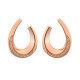 Orphelia® 'Krista' Women's Sterling Silver Stud Earrings - Rose ZO-7366
