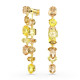 Swarovski® 'Gema' Dames Verguld Metaal Oorhangers - Goudkleurig 5718073
