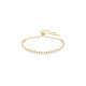 Swarovski® 'Matrix tennis' Dames Verguld Metaal Armband (sieraad) - Goudkleurig 5730709