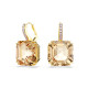 Swarovski® 'Millenia' Women's Gold Plated Metal Drop Earrings - Gold 5725744