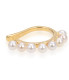 Gena.paris® 'Pearl' Dames Zilver 925 925 Oormanchet - Goudkleurig GBO1218-Y