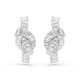 Swarovski® 'Matrix' Women's Base Metal Drop Earrings - Silver 5727040