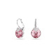 Swarovski® 'Bella' Dames Metaal Oorhangers - Zilverkleurig 5734235