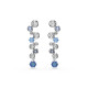 Swarovski® 'Constella' Dames Metaal Oorhangers - Zilverkleurig 5732775