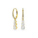 Swarovski® 'Stilla attract' Dames Verguld Metaal Creolen - Goudkleurig 5723300