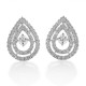 Orphelia® 'Gianna' Damen Weißgold 18K Ohrstecker - Silber OD-5298