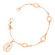 Orphelia® 'Linda' Women's Sterling Silver Bracelet - Rose ZA-7188/RG